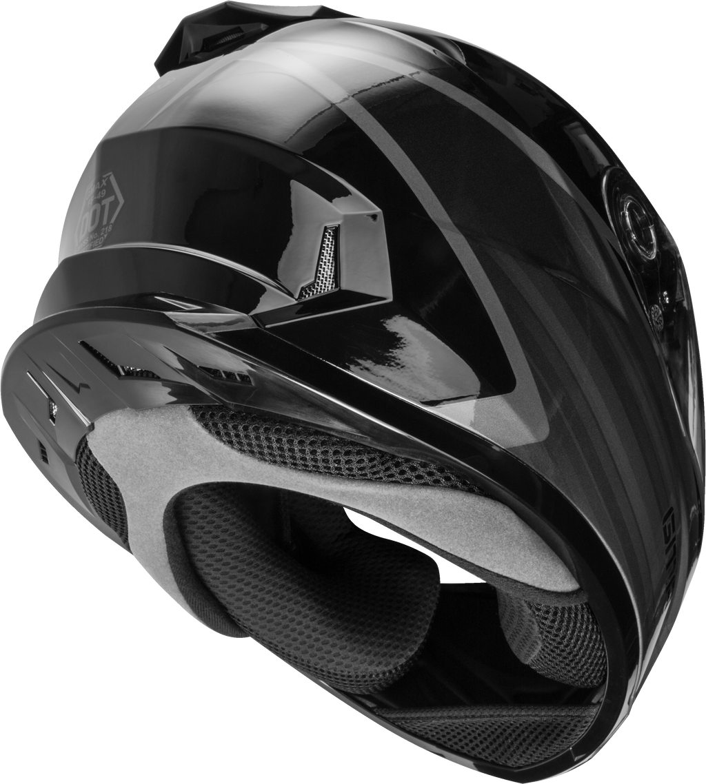 Ff 49 Full Face Deflect Helmet Black/Grey Xl