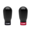 Cobb Subaru 6-Speed Tall Weighted COBB Knob - Black (Incl. Both Red + Blk Collars)