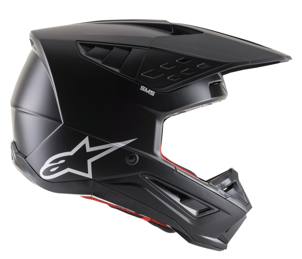 S M5 Solid Helmet Black Matte Sm