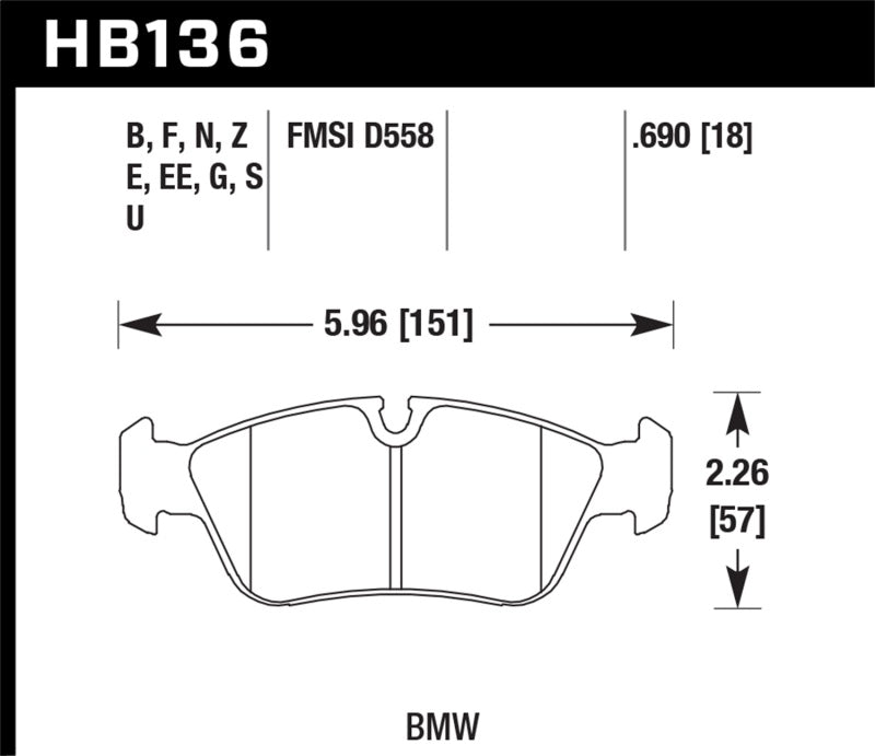 Hawk HPS Street Brake Pads