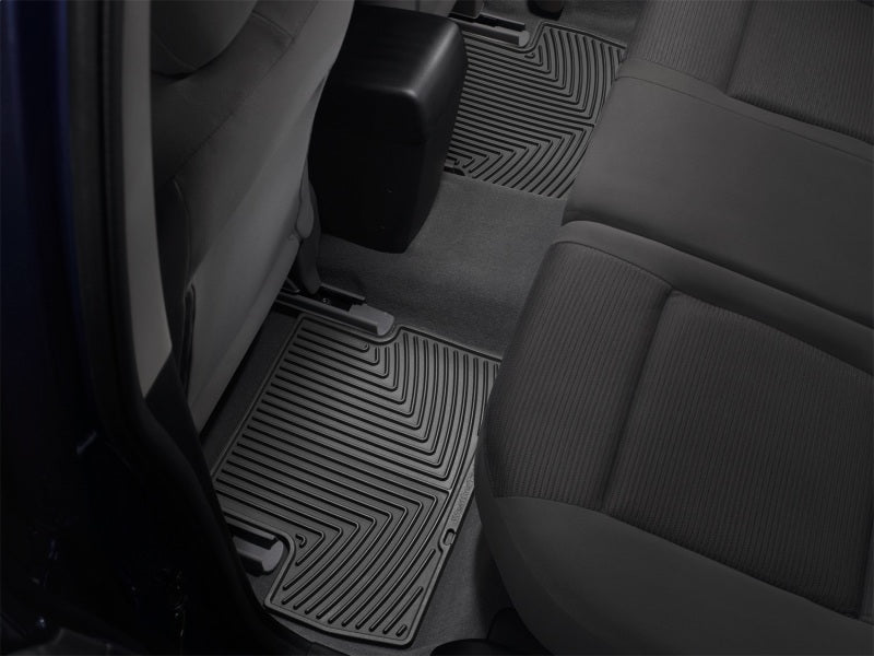 WeatherTech 07-11 Mitsubishi Outlander Front and Rear Rubber Mats - Black