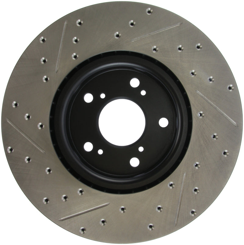 StopTech 04-08 Accura TL (Brembo Caliber) SportStop Slotted & Drilled Left Front Rotor