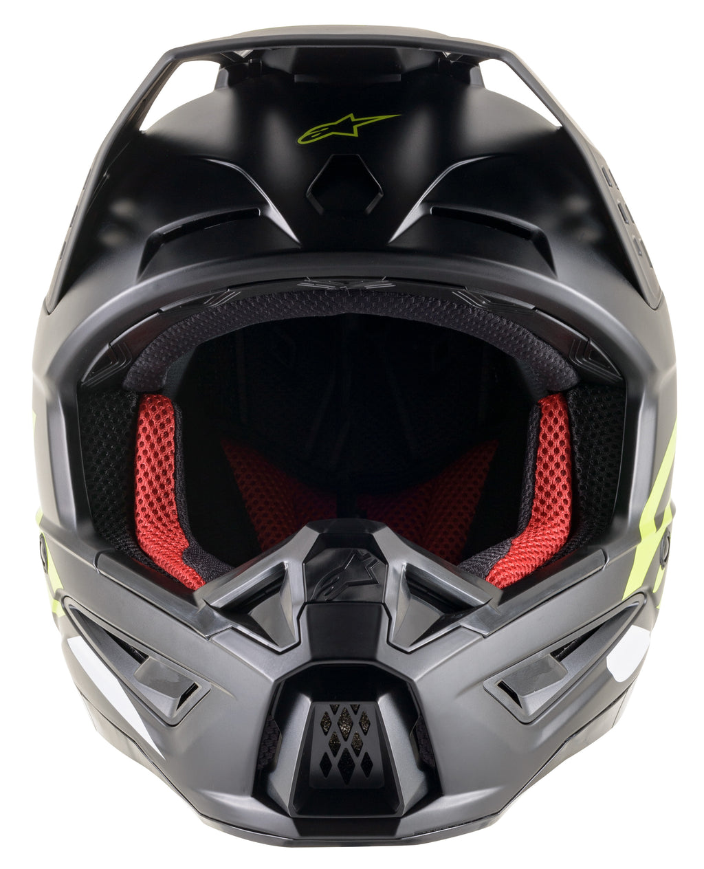 S M5 Compass Helmet Matte Black/Yellow Fluo Xs