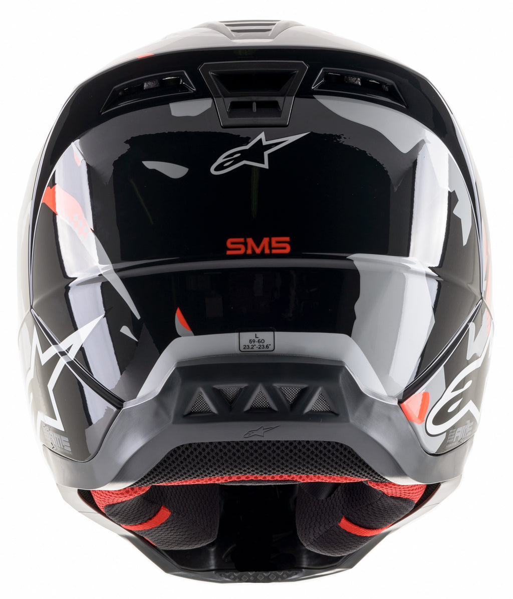 S M5 Rover Helmet Anthracite/Red Fluo/Camo Md