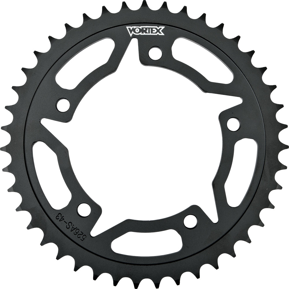 Rear Sprocket Steel 43t 525 Blk Hon