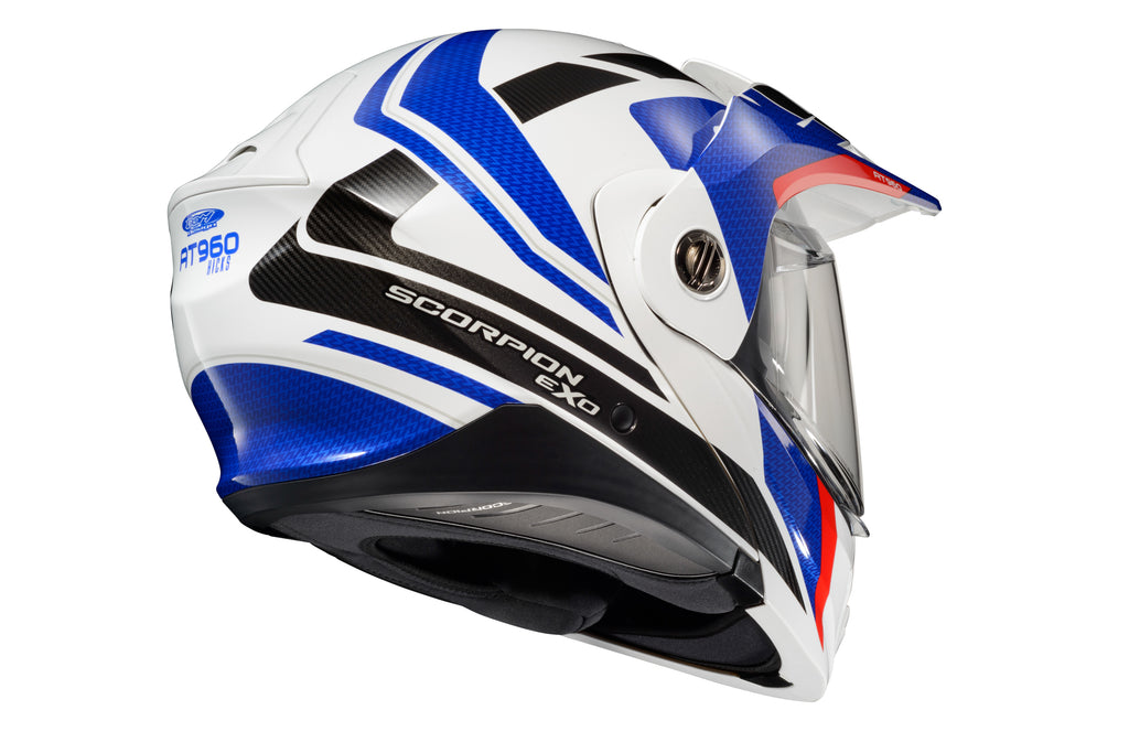 Exo At960 Modular Helmet Hicks White/Blue 3x