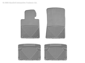 WeatherTech 77-88 Porsche 924 Front and Rear Rubber Mats - Grey