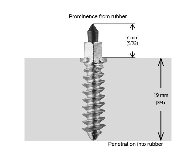 1 1/8" 28mm Shoulder Studs Qty 250