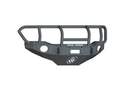 Road Armor 06-14 Toyota FJ Cruiser Stealth Front Winch Bumper w/Titan II Guard - Tex Blk