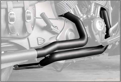 True Dual Headers Black `14 Up Indian Ex Scout