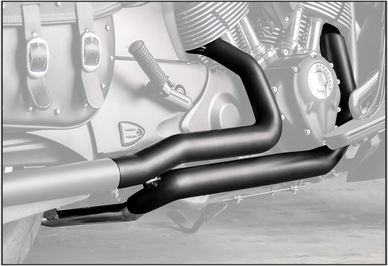 True Dual Headers Black `14 Up Indian Ex Scout