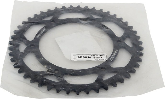 Rear Sprocket Steel 47t 520 Blk Apr/Bmw