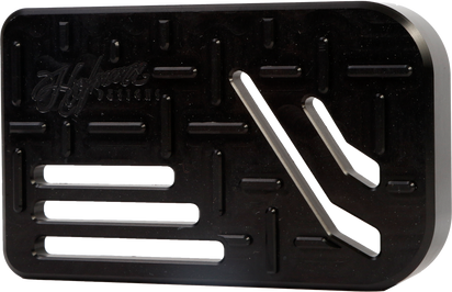 H/D Billet Brake Pedal Pad Black Flt