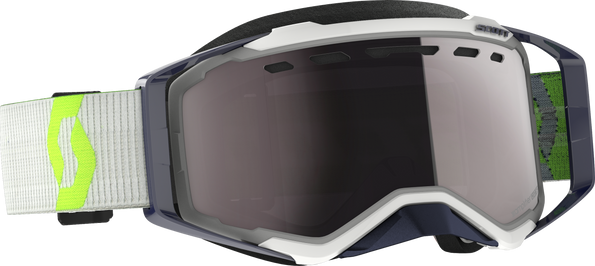 Prospect Goggle Snow Cross Grey/Ylw W/Enh Silver Chrome