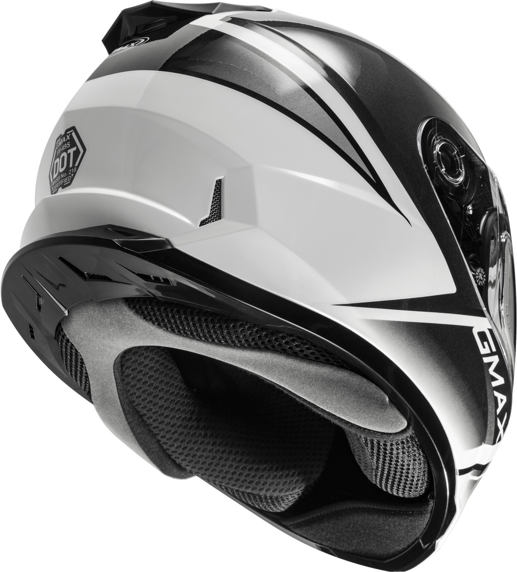 Ff 49s Full Face Hail Snow Helmet White/Black Lg