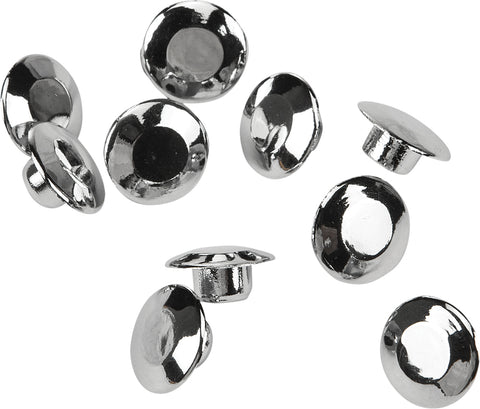 Handlebar Clamp Plug Caps Chrome 10/Pk
