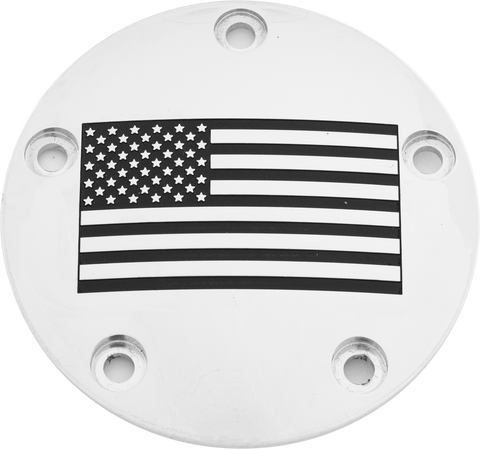 Tc Timer Cover American Flag Chrome