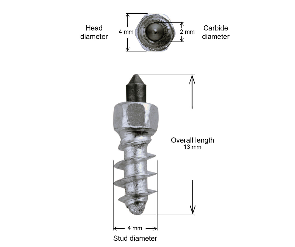 7/16" 11mm Std Screw Studs Qty 100