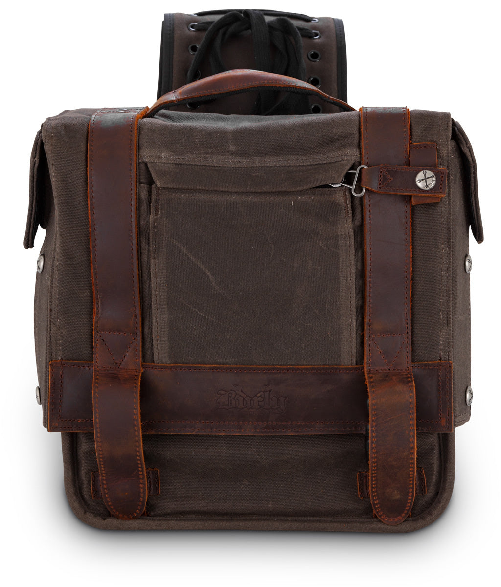 Throwover Saddlebag Dark Oak