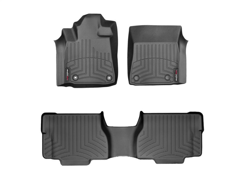 WeatherTech 12+ Toyota Sequoia Front and Rear Floorliners - Black