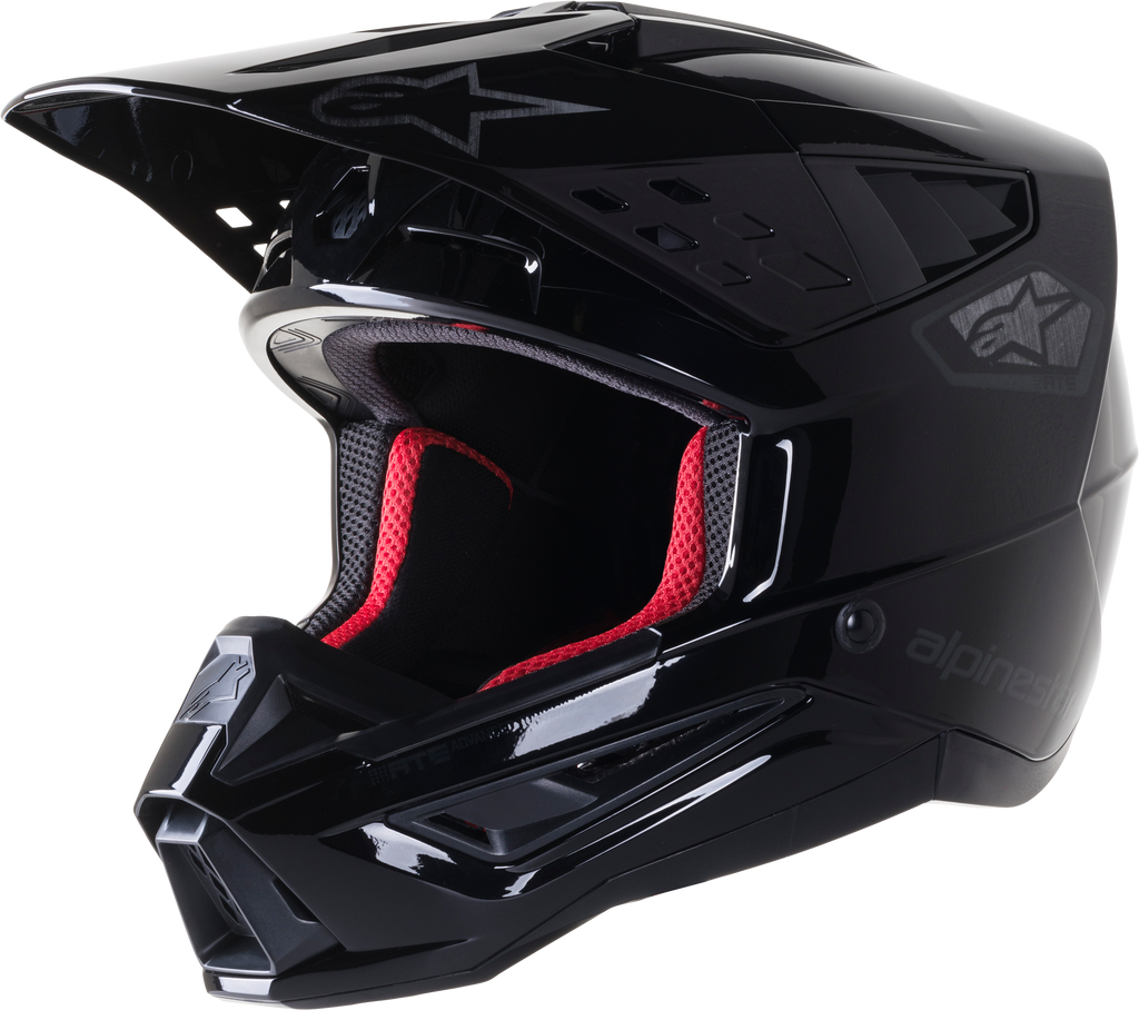 S M5 Scout Helmet Black/Silver Glossy Sm