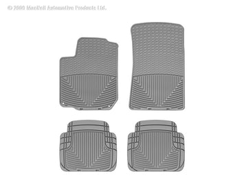 WeatherTech 98-10 Volkswagen New Beetle Front and Rear Rubber Mats - Grey