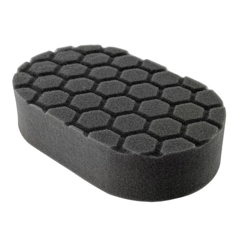 Chemical Guys Hex-Logic Finishing Hand Applicator Pad - Black - 3in x 6in x 1in - Case of 24