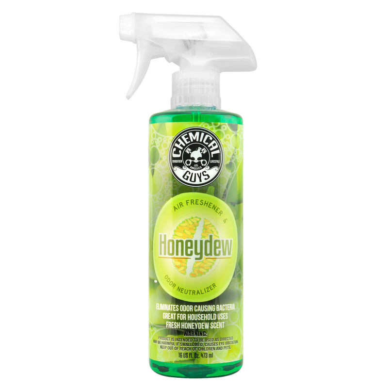 Chemical Guys Honeydew Premium Air Freshener & Odor Eliminator - 16oz - Case of 6