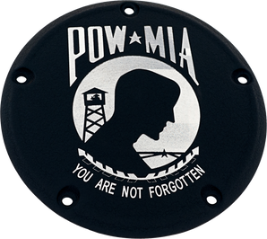 6   M8 Softail Derby Cover Pow Mia Black