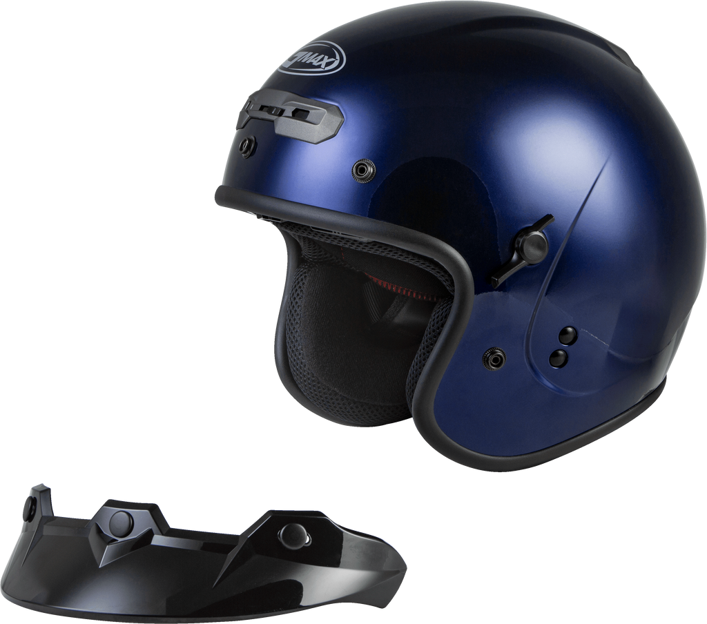 Gm 32 Open Face Helmet Blue 2x