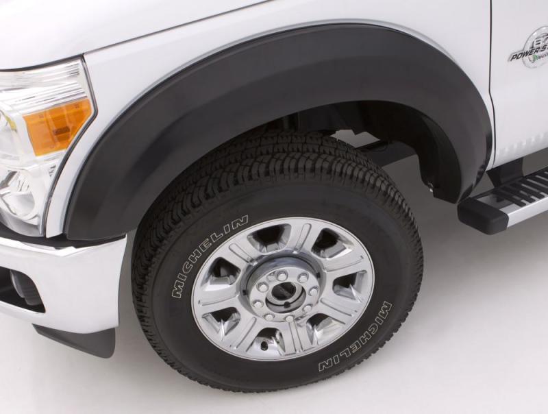 Lund 07-13 GMC Sierra 1500 Ex-Extrawide Style Smooth Elite Series Fender Flares - Black (4 Pc.)