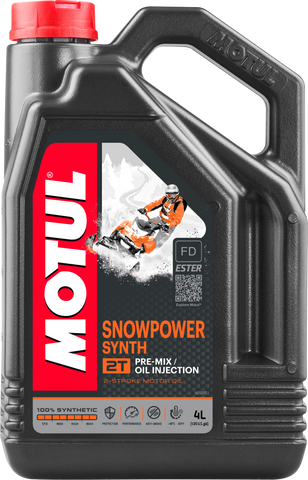 Snowpower 2t Syn Engine Oil 4 Ltr 4/Case