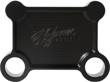 H/D Billet Pull Back Plate Black Batwing