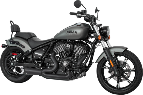 Turnout 2 1 4.5" Combat Endcap Indian Chief Bk/Ch