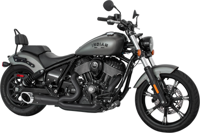 Turnout 2 1 4.5" Combat Endcap Indian Chief Bk/Ch