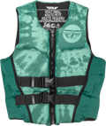 Wmn's Neoprene Flotation Vest Dark Teal/Light Teal Sm