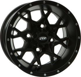 Hurricane 14x7 4/110 2+5 Black