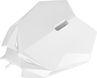 Front Number Plate Beta White