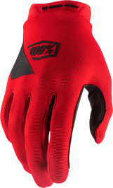 Ridecamp Youth Gloves Red Lg
