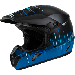 Mx 46 Frequency Off Road Helmet Matte Black/Blue Sm