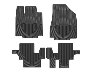WeatherTech 05-06 Saab 9-2X Front and Rear Rubber Mats - Black