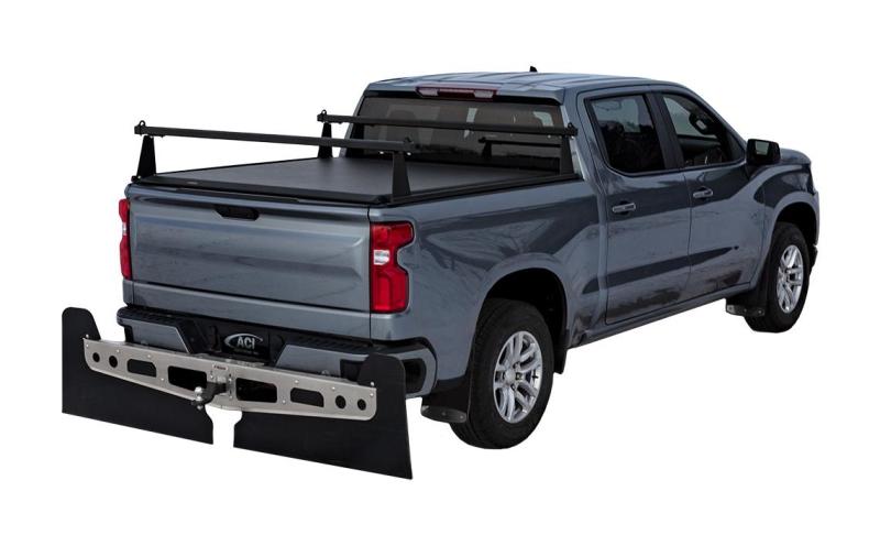 Access ADARAC Almnm Uprights 12" Vertical Kit (2 Uprights w/ 1 66" Cross Bar) Matte Black Truck Rack