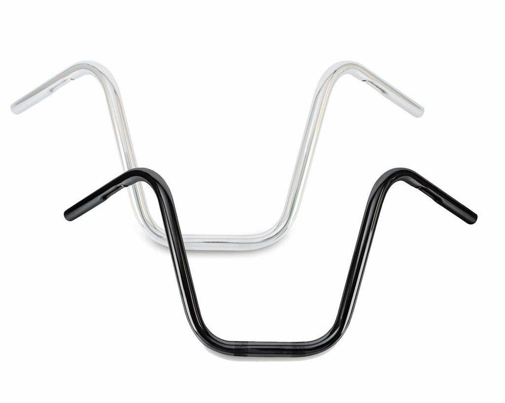 Narrow 12" Apehangers 1" Black