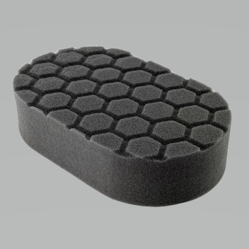 Chemical Guys Hex-Logic Finishing Hand Applicator Pad - Black - 3in x 6in x 1in - Case of 24