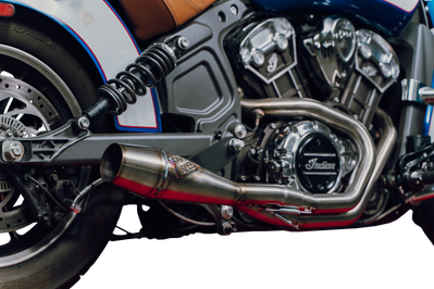 Indian Scout Shorty Cannon Brushed Ss