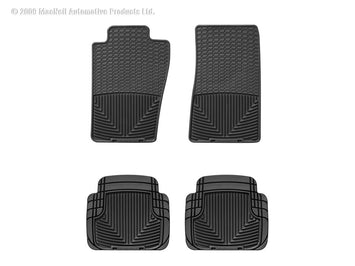WeatherTech 01-05 Ford Explorer Sport Trac Front and Rear Rubber Mats - Black