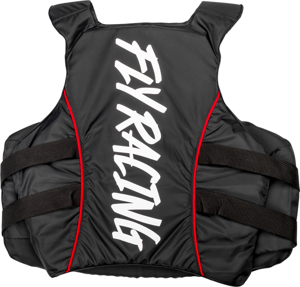 Pullover Flotation Vest Black/White/Red Md