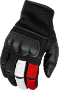 Coolpro Force Gloves Black/White/Red Sm