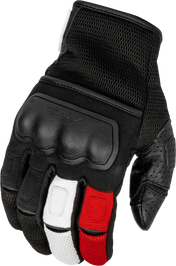 Coolpro Force Gloves Black/White/Red Sm