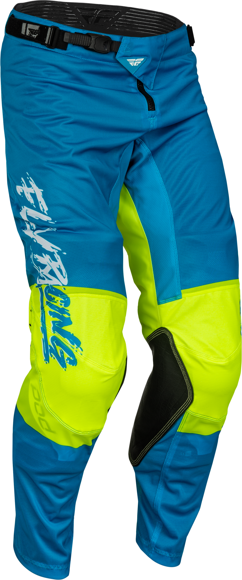 Youth Kinetic Mesh Khaos Pants Blue/White/Hi Vis Sz 26